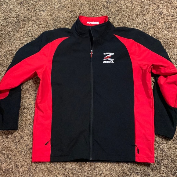 Jacket coat size 2XL black and red - Picture 1 of 7